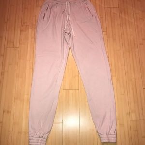 Brandy Melville Light Pink Rosa Sweatpants